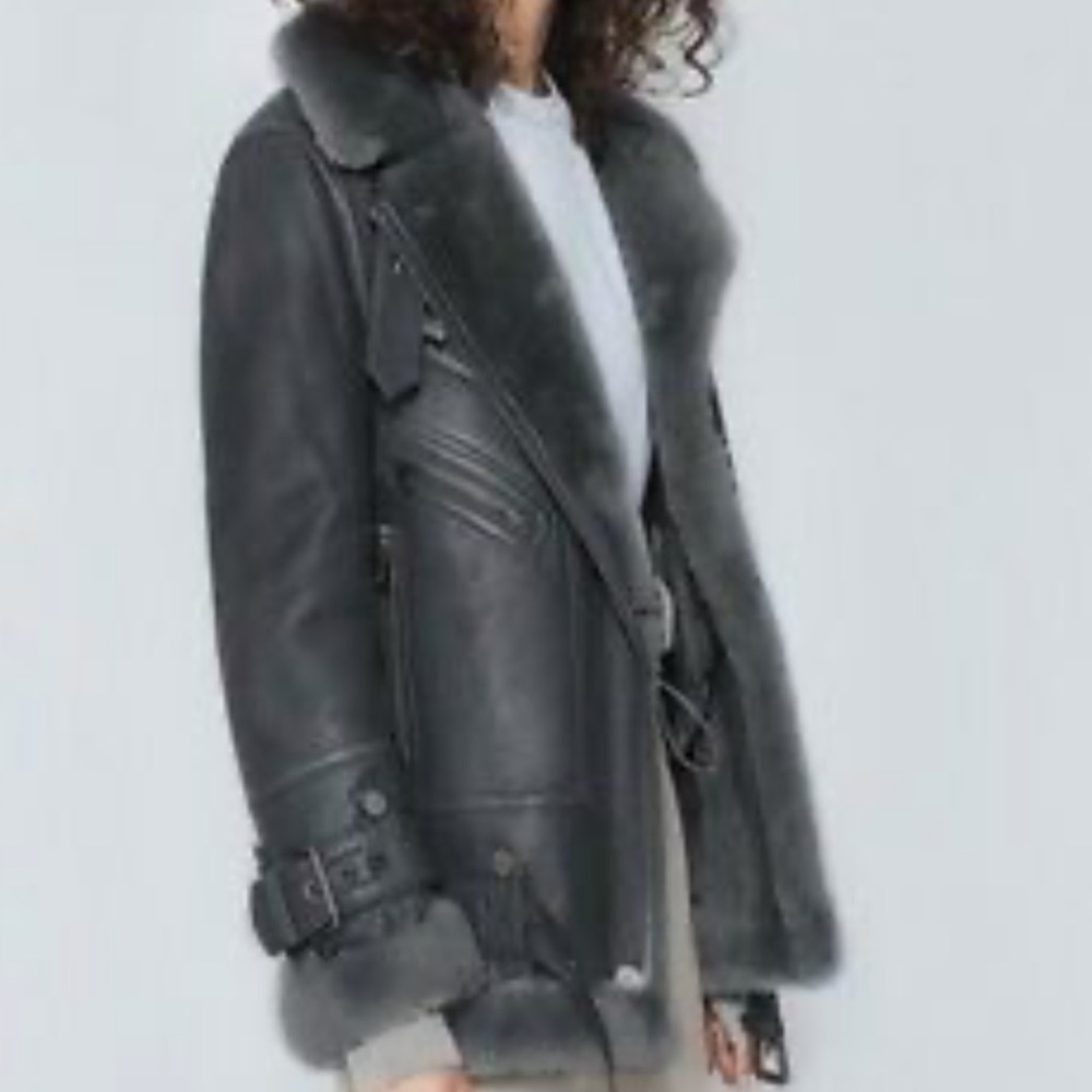 The arrivals nyc moya leather jacket